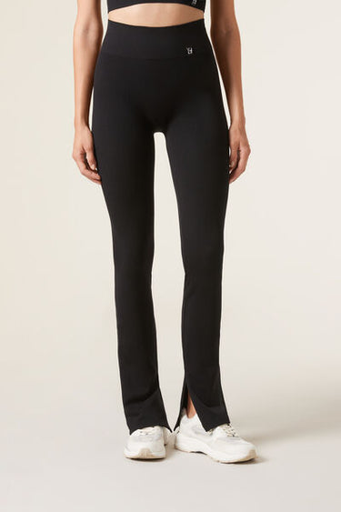 Flared Leggings with Side Slits