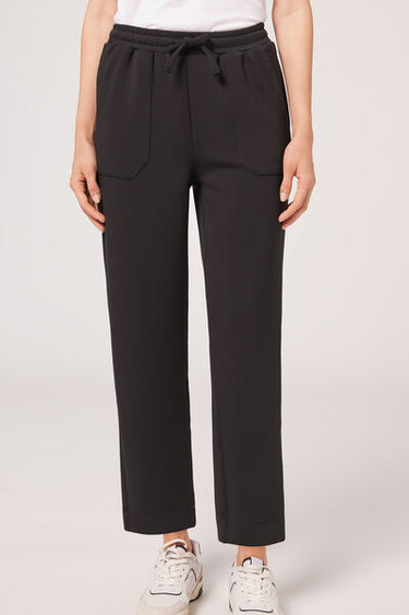 Modal Trousers with Pockets and Drawstring