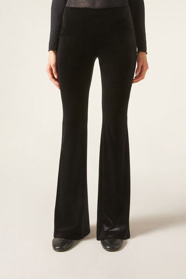 Velvet Flared Trousers