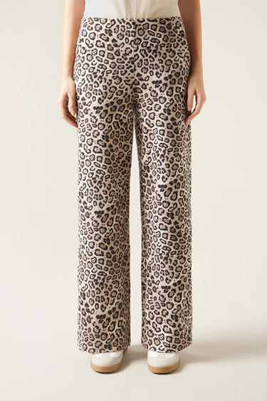 Luxlounge Animal Print Palazzo Trousers