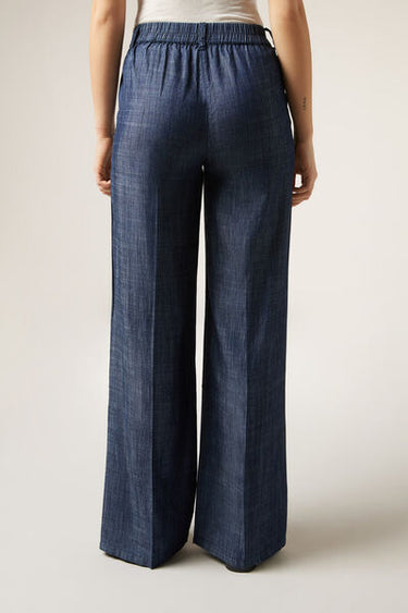 Linen and Eco Lyocell Palazzo Trousers