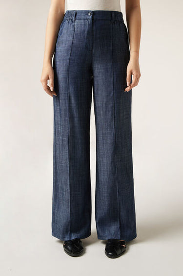 Linen and Eco Lyocell Palazzo Trousers