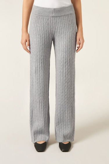 Cable Pattern Palazzo Trousers