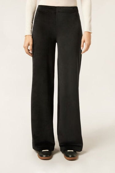 Velvet Palazzo Trousers