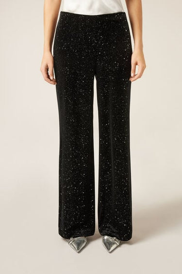 Glitter Palazzo Trousers