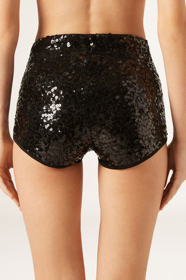 Sequinned Hot Pants