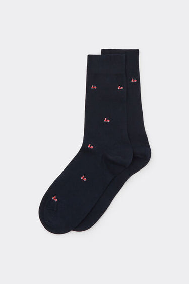 Men's Funny Print Cotton Socks