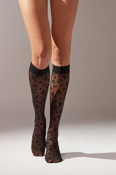 Calzedonia leopard tights best sale