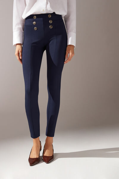 Sailor Skinny Leggings with Buttons – Calzedonia Malta
